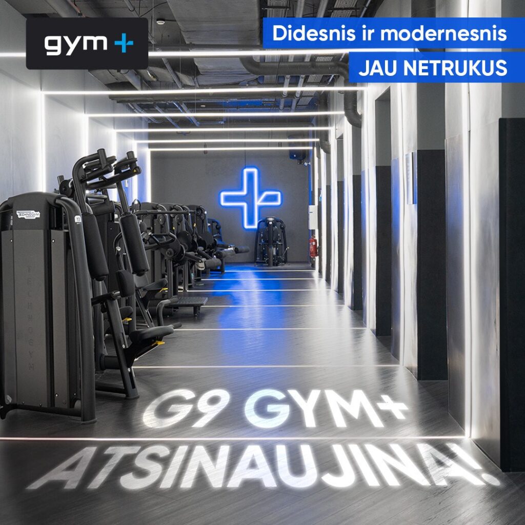 GEDIMINO PR. 9 GYM+ ATSINAUJINA!