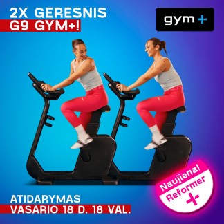 G9 GYM+ ATIDARYMAS