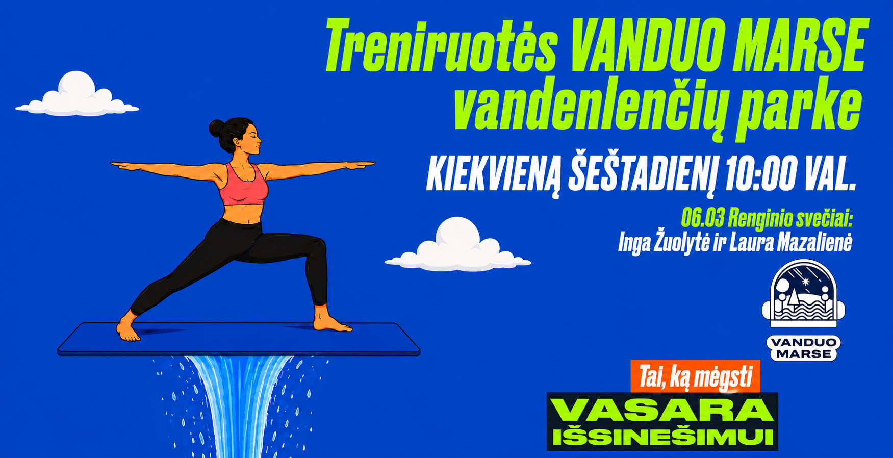 ŠEŠTADIENIAI KAUNE - VANDUO MARSE VANDENLENČIŲ PARKE