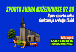 SPORTO AUDRA MAŽEIKIUOSE 07.28