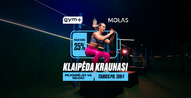 PC MOLAS GYM+ I ATIDARYMAS KLAIPĖDOJE 09.14